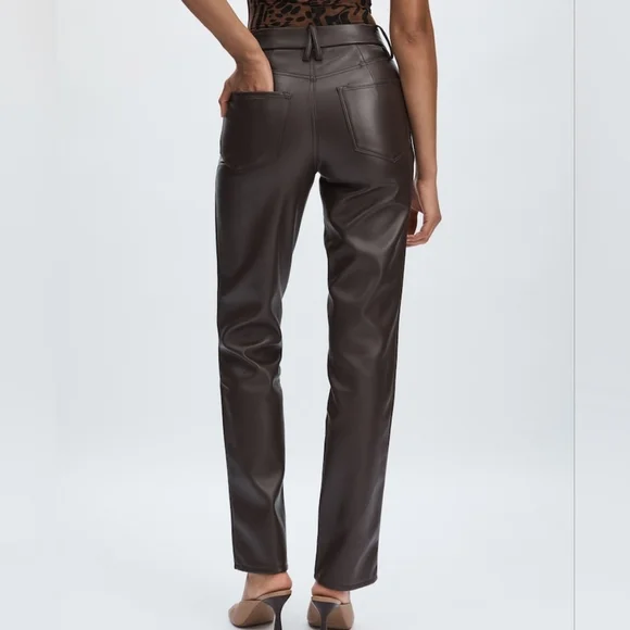 Good American Good Icon Better Than Leather Pants - Picture 10 of 16